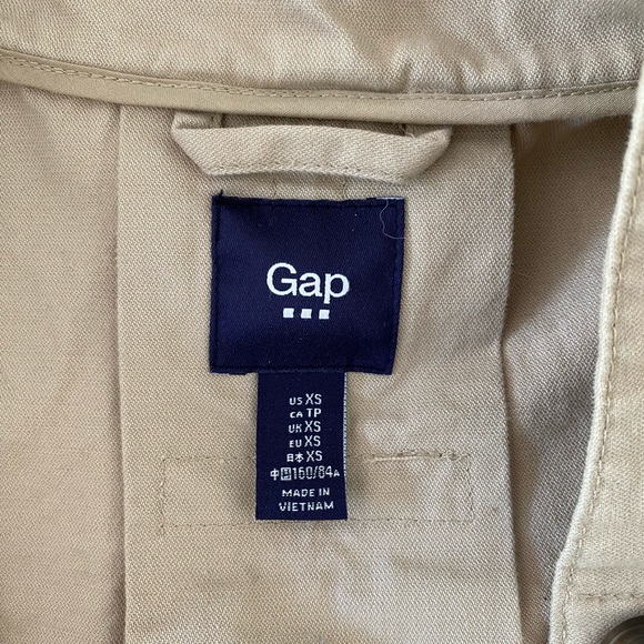 GAP Tan Fall/Spring Jacket XS Never worn - Picture 3 of 6